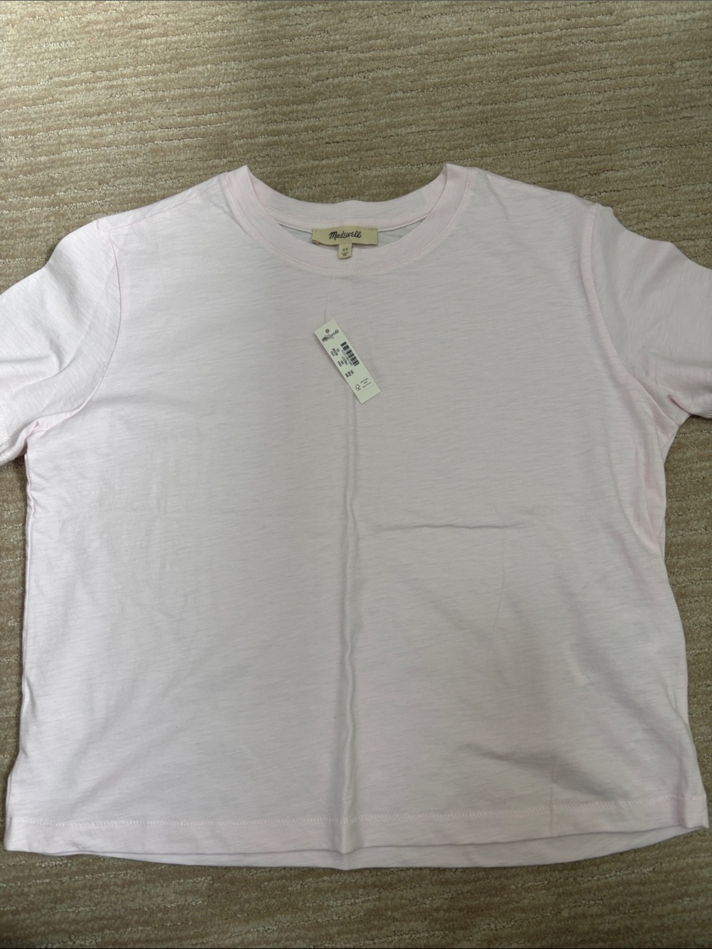 Madewell Kids Light Pink Short Sleeve Crew Tee